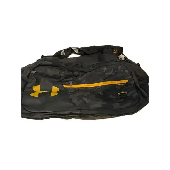 Under Armour Undeniable 5.0 Medium Duffle Bag Black Gold - Picture 1 of 6